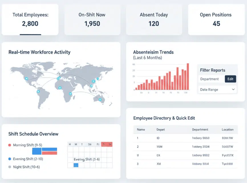 Centralized HR & Attendance Dashboard