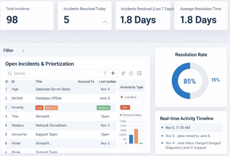 Incident Tracking & Resolution