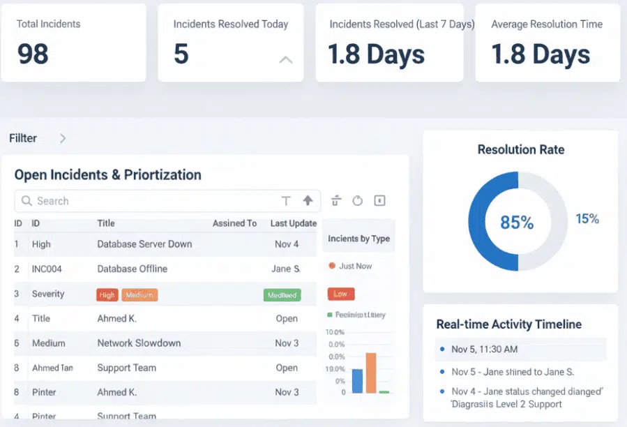 Incident Tracking & Resolution